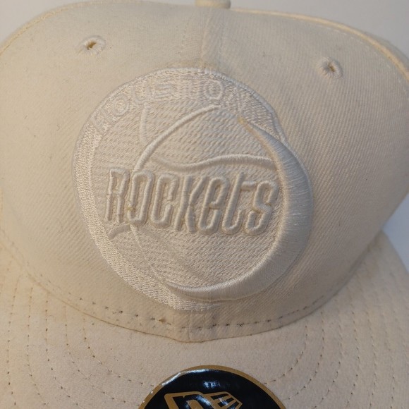 New Era 59Fifty Hardwood Classics Houston Rockets Size 7 1/4 Raised Logo Wool - Picture 12 of 12